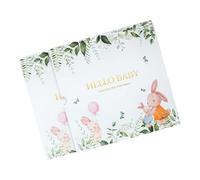 1 Baby ’ s First Year Memory Book: Track Milestones, Handprints & Photos | New Parent Baby First Year Scrapbook