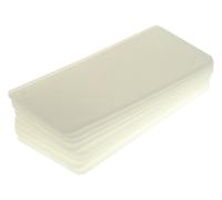 1 Bag of 48 - Raaco Drawer Dividers, 31mm x 64mm x 2mm, Clear