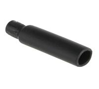 1 Bag of 50 - HellermannTyton Adhesive Lined End Cap, Black 3mm Sleeve Dia. x 20