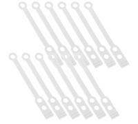 1 Bag White Rubber Perm Rod Elastics for Hair Curling | Home DIY Use, Salon Shop Application, Suitable for Hair Types, Easy to Use