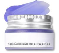 1% Bakuchiol + Peptides Retinol Alternative Eye Cream - Firming Eye Cream with Vegan Retinol, Anti-Aging Eye Balm for Wrinkles, Dark Circles, Puffiness and Bags - Hydrating & Lifting, Cruelty-free