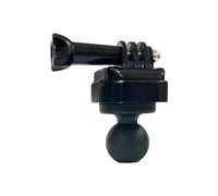 1" Ball Mount Adapter for Insta360 with Quick Release Base for Gopro, Compatible with RAM Ball Head Mounts B Size Double Socket Arm