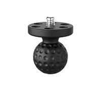 1" Ball Mount Adapter with 1/4"-20 Threaded Stud for Insta360 ACE Pro One X3 X2 X R RS GO 3 2, Go Pro Hero, DJI OSMO, Compatible with RAM Ball Head Mounts B Size Double Socket Arm