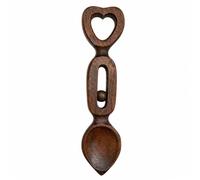 1 Ball Range Lovespoon - Traditional Welsh Decorative Love Spoon with Single Ball Detail, Cymru Wales Heritage Keepsake, Wedding Anniversary Romantic Gift & Home Décor Ornament
