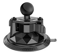 1" Ball Twist-Lock Suction Cup Mount, 3.5" Large Suction Cup Base for Vehicle Windshields, Compatible with RAM Mounts B Size 1" Ball Double Socket Arm, for GoPro Insta360 Camera Phone Holder