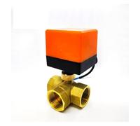1" ball valve brass air conditioning floor heating solenoid valve three-way AC220V DC24V DC12V EKFBQBGW(220VAC)