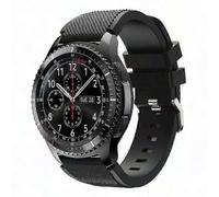 1 Band For Gear S3/galaxy Watch 46mm Wear-resistant Strap Smartwatch Belt Black
