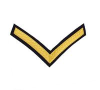 1 Bar Chevron Lance Corporal (LCpl) Household Division Household Cavalry Service Stripe British Army Badge | Genuine Issue