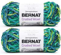 1- Bernat Crushed Velvet-Pack of 2 Balls-300g Each Ball-Blue Brilliance