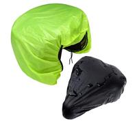 1 Bicycle Pannier Bag Rain Cover And 1 Rainproof Seat Cushion Cover, Outdoor Cycling Equipment, Bicycle Dust Cover, Bicycle Protective Cover, Bicycle Accessories