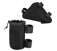 1 Bicycle Water Bottle Bag And 1 Bicycle Crossbar Triangle Bag, Bicycle Waterproof Storage Bag, Bicycle Cup Holder, Bicycle Accessories, Bicycle Equipment
