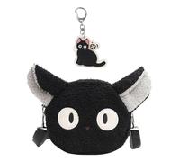 1 Black Plush Bag, 1 Piece, Cartoon Cat Pendant, Animal-Shaped Bag, Cute And Fun Shoulder Bag, Children'S Crossbody Bag.