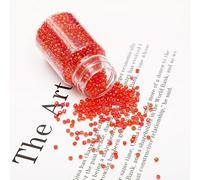 1 Bottle 30g Glass Seed Beads AB Red 2MM Spacer Bead Small Craft Seed Beads for DIY Beading