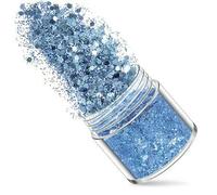 1 Bottle Rose Gold Silver Nail Art Glitter Sequins 3D Sparkly Paillette Charms Mix Size Pigment Powder DIY Nail Decorations-150-1box 10ml