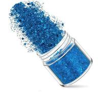 1 Bottle Rose Gold Silver Nail Art Glitter Sequins 3D Sparkly Paillette Charms Mix Size Pigment Powder DIY Nail Decorations-258-1box 10ml