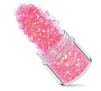1 Bottle Rose Gold Silver Nail Art Glitter Sequins 3D Sparkly Paillette Charms Mix Size Pigment Powder DIY Nail Decorations-321-1box 10ml