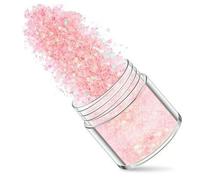 1 Bottle Rose Gold Silver Nail Art Glitter Sequins 3D Sparkly Paillette Charms Mix Size Pigment Powder DIY Nail Decorations-318-1box 10ml