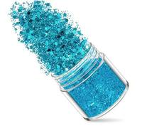 1 Bottle Rose Gold Silver Nail Art Glitter Sequins 3D Sparkly Paillette Charms Mix Size Pigment Powder DIY Nail Decorations-159-1box 10ml