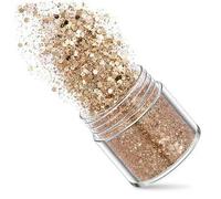 1 Bottle Rose Gold Silver Nail Art Glitter Sequins 3D Sparkly Paillette Charms Mix Size Pigment Powder DIY Nail Decorations-153-1box 10ml