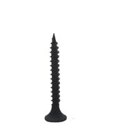 1 box/0.5kg lot drywall screw Cross Countersunk Flat Head Self-tapping Screw M3.5 Black Carbon Steel Phillips woodworking screw(30mm)