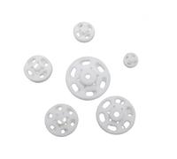 1 Box/10 Set Invisible Small Plastic Snap Buttons Sew-on Snap Buttons Press Button for Sewing Clothing