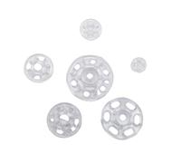 1 Box/10 Set Invisible Small Plastic Snap Buttons Sew-on Snap Buttons Press Button for Sewing Clothing