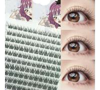 1/box 120 Bundles Mink False Eyelashe Natural Russian 3D Individual Eyelash extension cluster makeup tool wholesale lashes