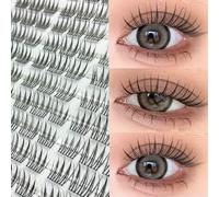 1/box 120 Bundles Mink False Eyelashe Natural Russian 3D Individual Eyelash extension cluster makeup tool wholesale lashes