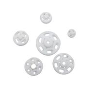 1 Box/15 Set Invisible Small Plastic Snap Buttons Sew-on Snap Buttons Press Button for Sewing Clothing