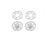 1 Box/15 Set Invisible Small Plastic Snap Buttons Sew-on Snap Buttons Press Button for Sewing Clothing