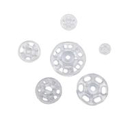 1 Box/15 Set Invisible Small Plastic Snap Buttons Sew-on Snap Buttons Press Button for Sewing Clothing