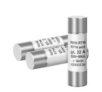 1 Box（20Pcs） 10 * 38 Fast Blow Ceramic Fuse 10x38mm 500V 1A 2A 3A 4A 5A 6A 8A 10A 16A 20A 25A 32A RO15 RT19 RT14 RT18(1A)