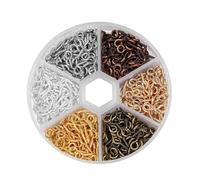 1 Box 600PCS Small Eyelet Screws 5 * 10MM Screw Eye Pins,Mini Eye Screw Hooks Eyelets for DIY ewellery Making Craft Projects