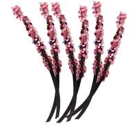 1 Box Colored False Eyelashes Fiber Pink Lightweight Curved Fit Women | Daily Life and Club Use, Easy to Wear Makeup Look, Perfectly Shaped for Women