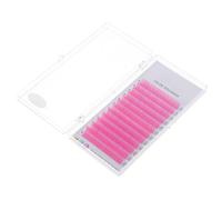 1 Box Fluorescent Fake Eyelashes Pink Simulation Arc Fashion | Hand-made, Delicate, Realistic Finish, Comfortable Fit for Cosplay and Making, Box of False Lashes