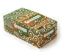 1 box - Greengo Unbleached Natural rolling paper size 1 1/4 - total 50 booklets