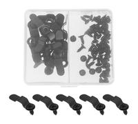 1 Box Metal Bow Frame Turn Buttons Picture Hanger with Screw Fittings