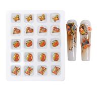 1 Box Mixed Nail Art Rhinestone Coffee Color Boost Your Nail Art Creativity Decoration