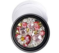 1 Box Nail Art Glitter Glass Beads Rhinestones Tips Decoration Women Manicure Diy Tool 4#. Practical design