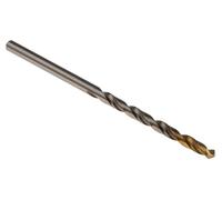 1 Box of 5 - Dormer A002 Series HSS-TiN Twist Drill Bit, 3.4mm Diameter, 70 mm O