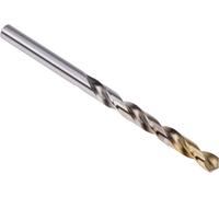 1 Box of 5 - Dormer A002 Series HSS-TiN Twist Drill Bit, 6mm Diameter, 93 mm Ove