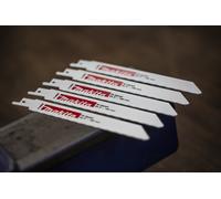 1 Box of 5 - Makita, 24 Teeth Per Inch 150mm Cutting Length Reciprocating Saw Bl