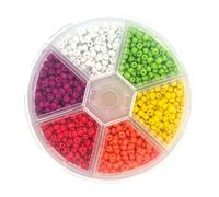1 box of beads with slots for tying beads jig hook fishing fly tie material set beads head ball for fishing material