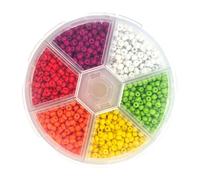 1 Box Of Mixed Color Fly Hook Head Beads Fly Hook Head Beads Binding Materials Tying Materials Slotted For Tying