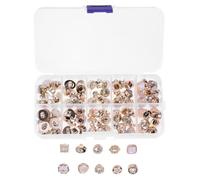 1 Box Pearl Clothing Buttons for Sewing, Decorative Replacement winter | Plastic Pearl Design, Glossy Finish, Easy to Sew, for Shirts, Cardigans, Handmade Bags and Garment Repair