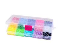 1 Box Rhinestones Set 7500 Resin Flat Back Gems in 15 Colours | Beginner-friendly Decoration Pieces for Toenails, Invitations, Home Manicures, Christmas, Anniversaries, Birthdays and New