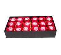 1 Box Rose Soap Flower Gift Box for Bath and Hand Washing Red