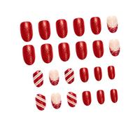 1 Box Scintillate Ice French Tip Persist Hoofs Recyclable False for Holiday Parties and Celebratory Incidents Rose Scintillate Computational Intelligence French Plan