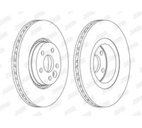JURID 562643JC-1 Brake disc