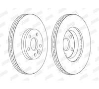 JURID 562628JC-1 Brake disc